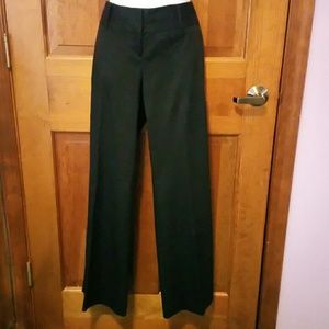 Ann Taylor Loft black flare leg slacks